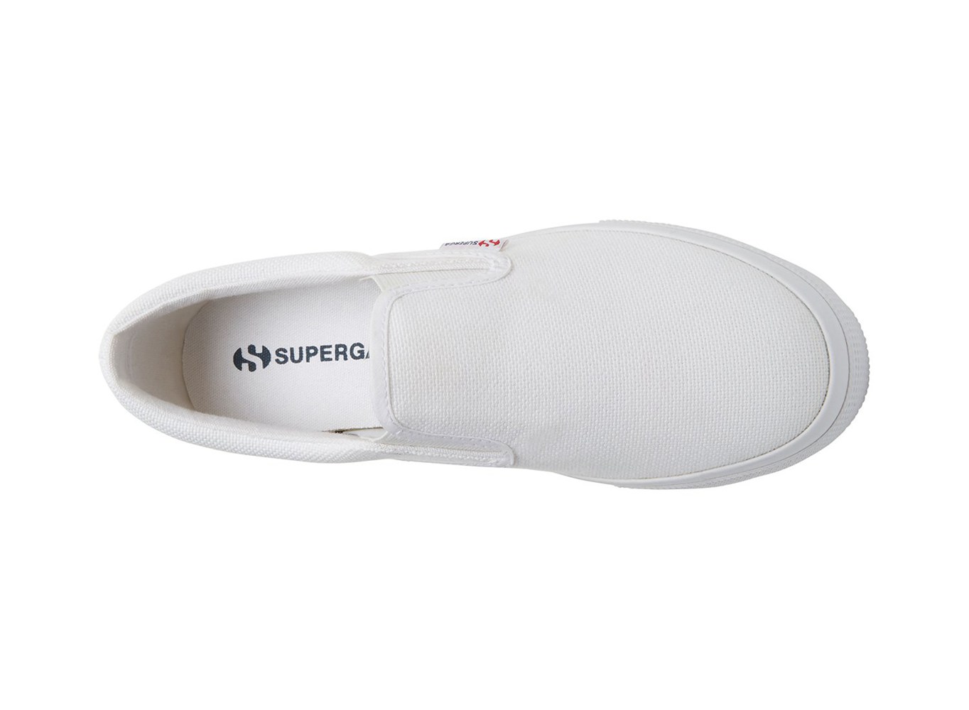 Superga Slip On Womens - 2306 Cotw - White - NXKED7329